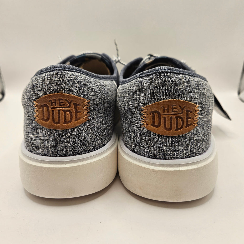 HEY DUDE MEN'S 13 CODY M CRAFT NAVY LOW TOP BREATHABLE SNEAKER NWT 40180-410