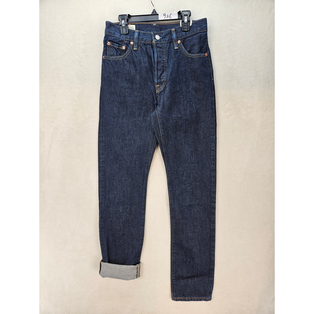 LEVI'S CIRCULAR 501 WOMEN'S 25X32 ORIGINAL FIT JEANS FIRST DARK WASH NWT