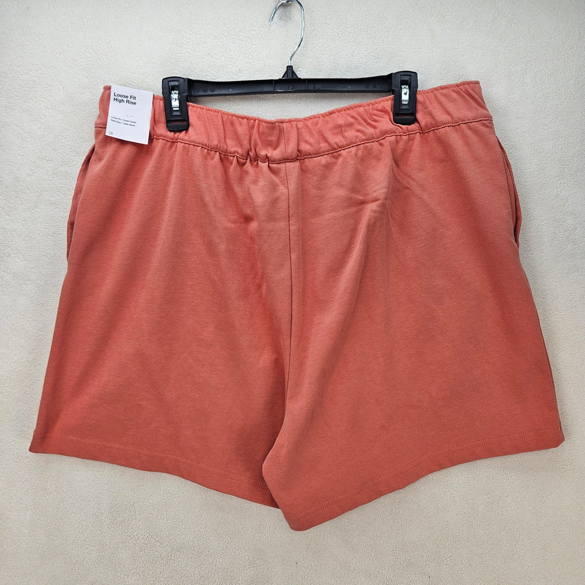 NIKE SPORTSWEAR WOMEN'S XL COTTON JERSEY SHORTS MADDER ROOT DM6728-827 NWT