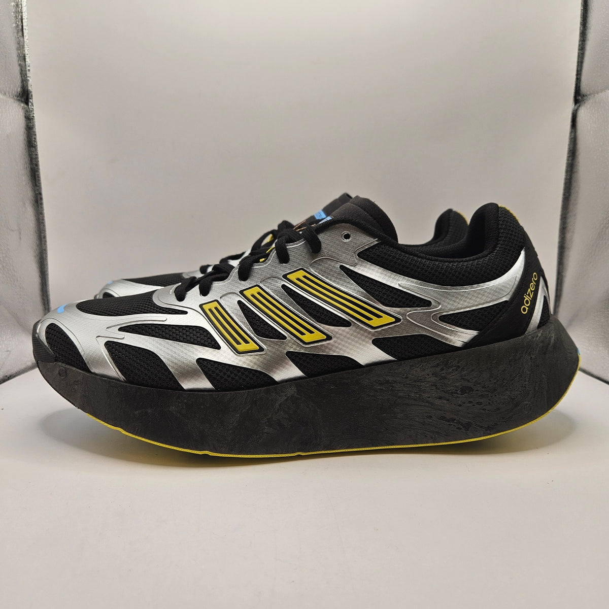 ADIDAS MEN'S 13 ADIZERO ARUKU CORE BLACK PURE SULFUR NWOB JR1476