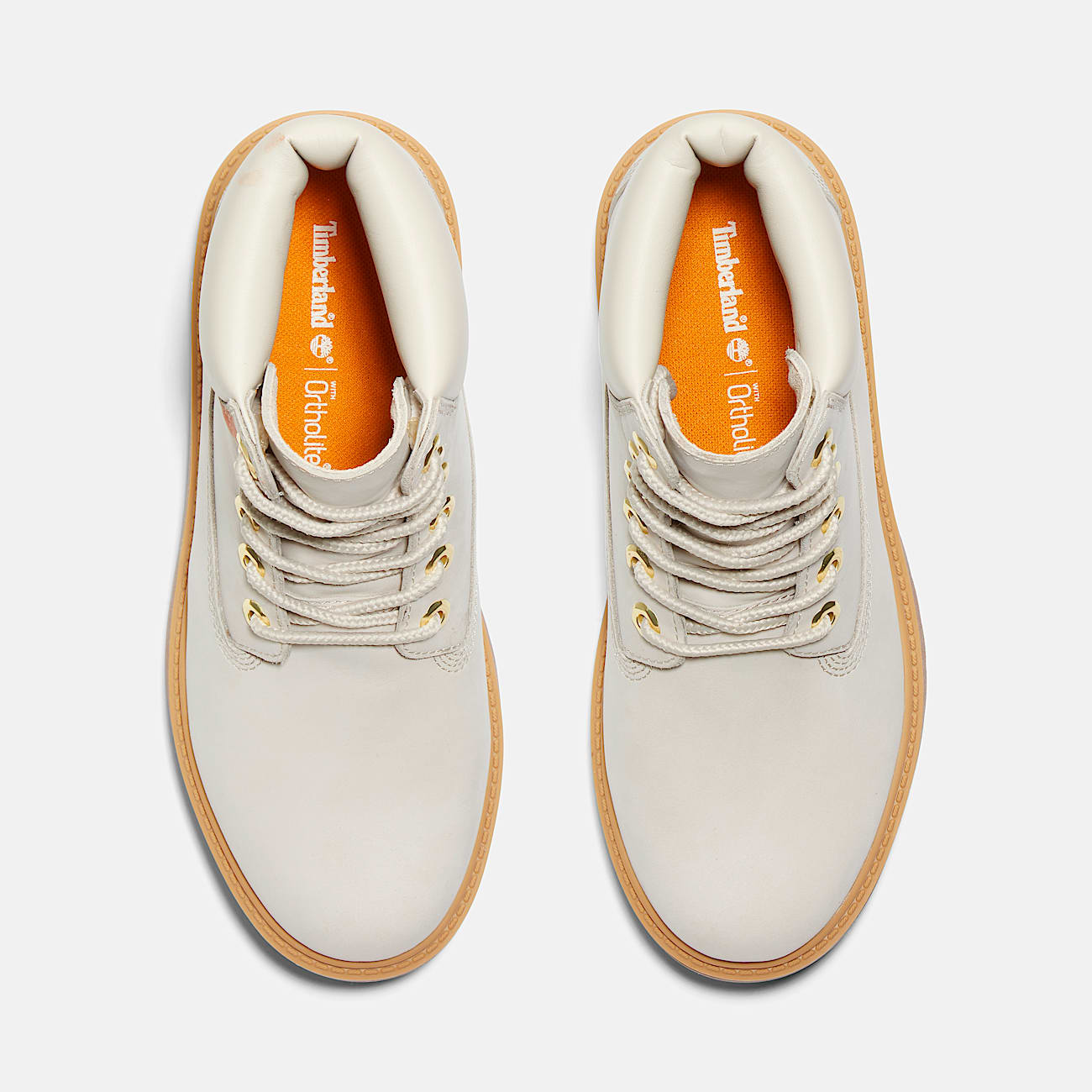 TIMBERLAND WOMEN'S 9.5 STONE STREET 6IN LACE WP BOOT RAINY DAY OFF WHITE GUM NIB