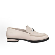ECCO WOMEN'S 41 SCULPTED LX LIMESTONE BEIGE LEATHER LOAFER NIB 22231359113