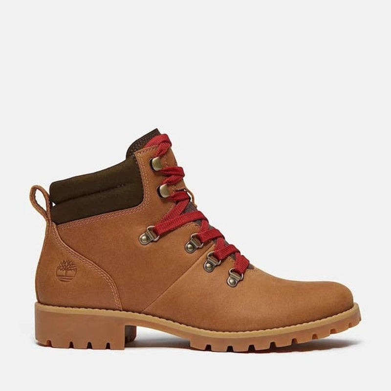 TIMBERLAND WOMEN'S 9.5 ELLENDALE MID LACE BOOT BROWN LEATHER NIB