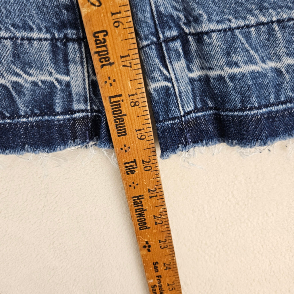 MADEWELL WOMEN'S 27 WIDE LEG CROPPED JEANS BLUE DENIM CULOTTES NWT $128