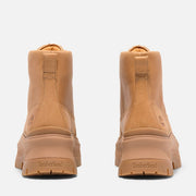 TIMBERLAND WOMEN'S 9.5 ROXIE LANE MID LACE UP BOOT WHEAT FULL GRAIN NIB