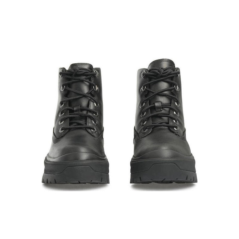 TIMBERLAND WOMEN'S 10 ROXIE LANE LACE UP BOOT BLACK FULL GRAIN NIB