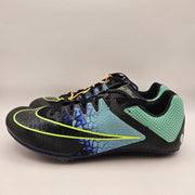NIKE MEN'S 7.5 ZOOM RIVAL SPRINT TRACK SPIKES IM9132-300 BLACK VOLT BLUE NWOB