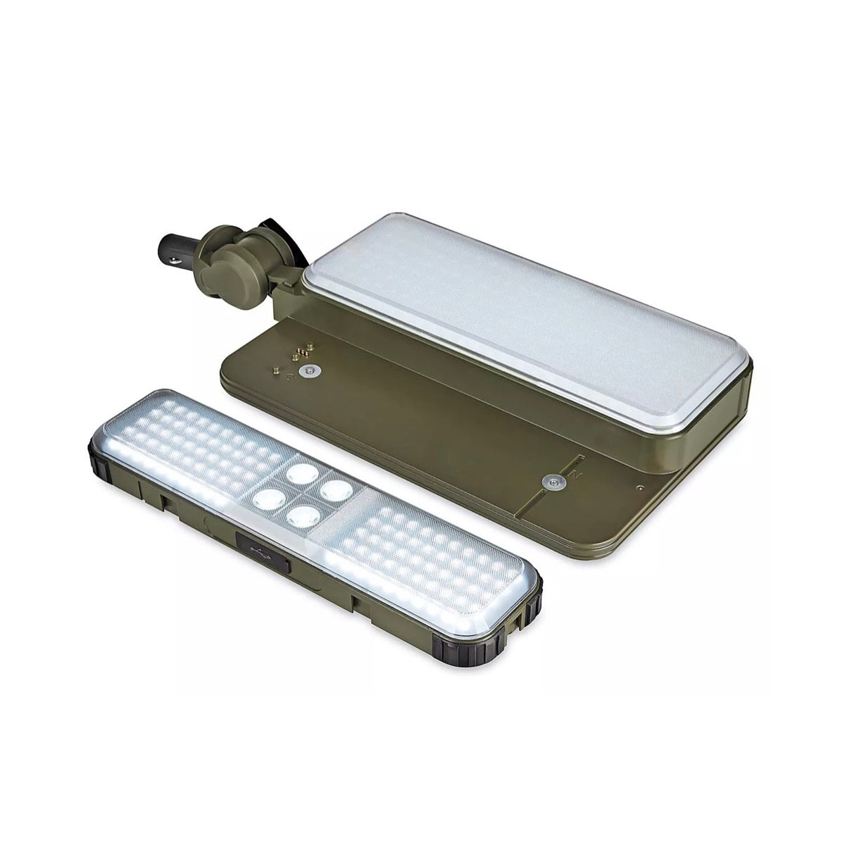 ULINE JOB SITE LIGHT RECHARGEABLE 30"X44-93" 3000 LUMENS RETAIL $125 NWOB