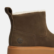 TIMBERLAND WOMEN'S 6.5 STONE STREET MID WARM LINED BOOT DK BROWN FULL GRAIN NIB