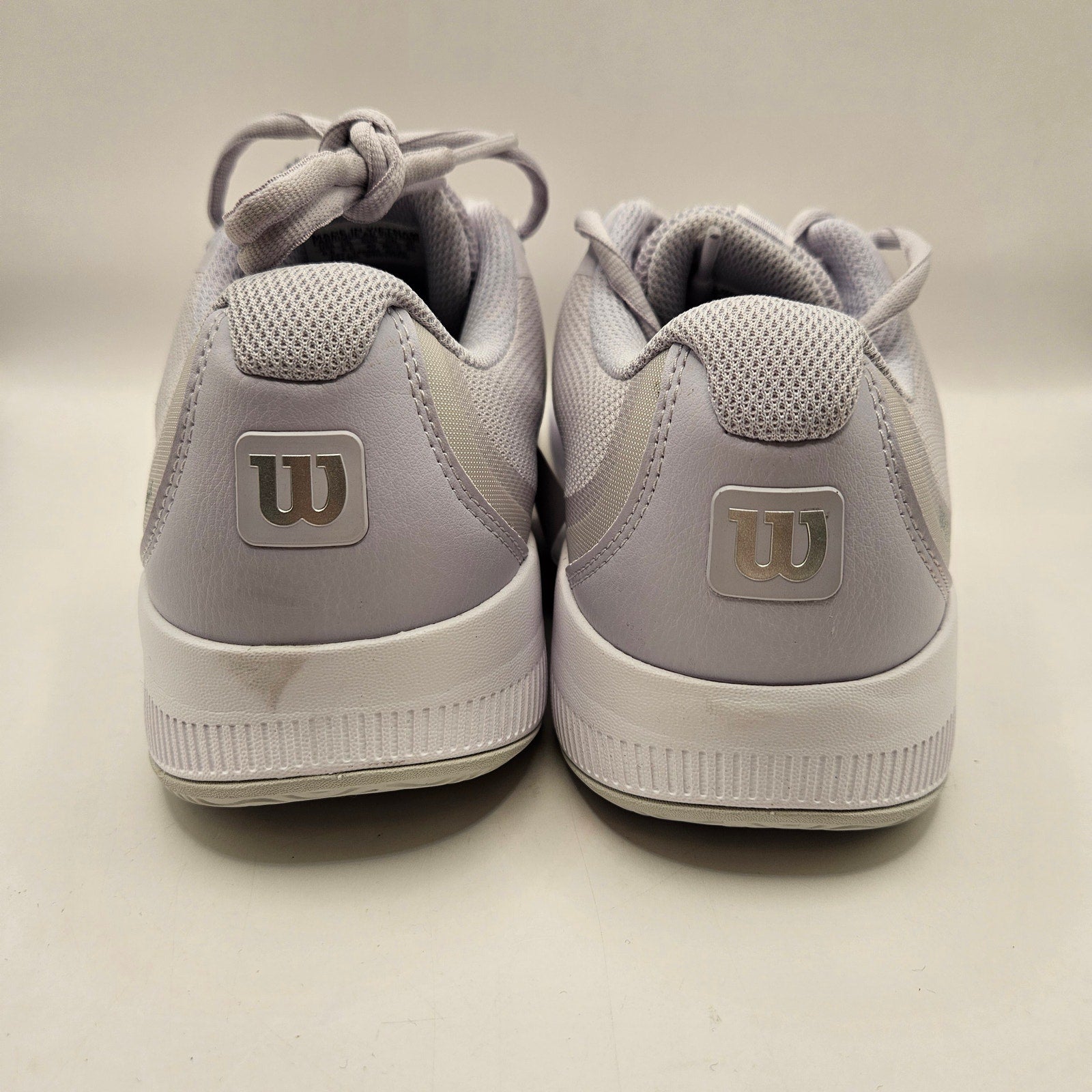 WILSON WOMEN'S 8.5 INTRIGUE LITE TENNIS LOW TOP WHITE LUNAR ROCK NWOB WRS335820