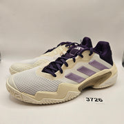 ADIDAS WOMEN'S 8 BARRICADE 13 TENNIS SHOES WHITE PLUM JR7814 NWOB