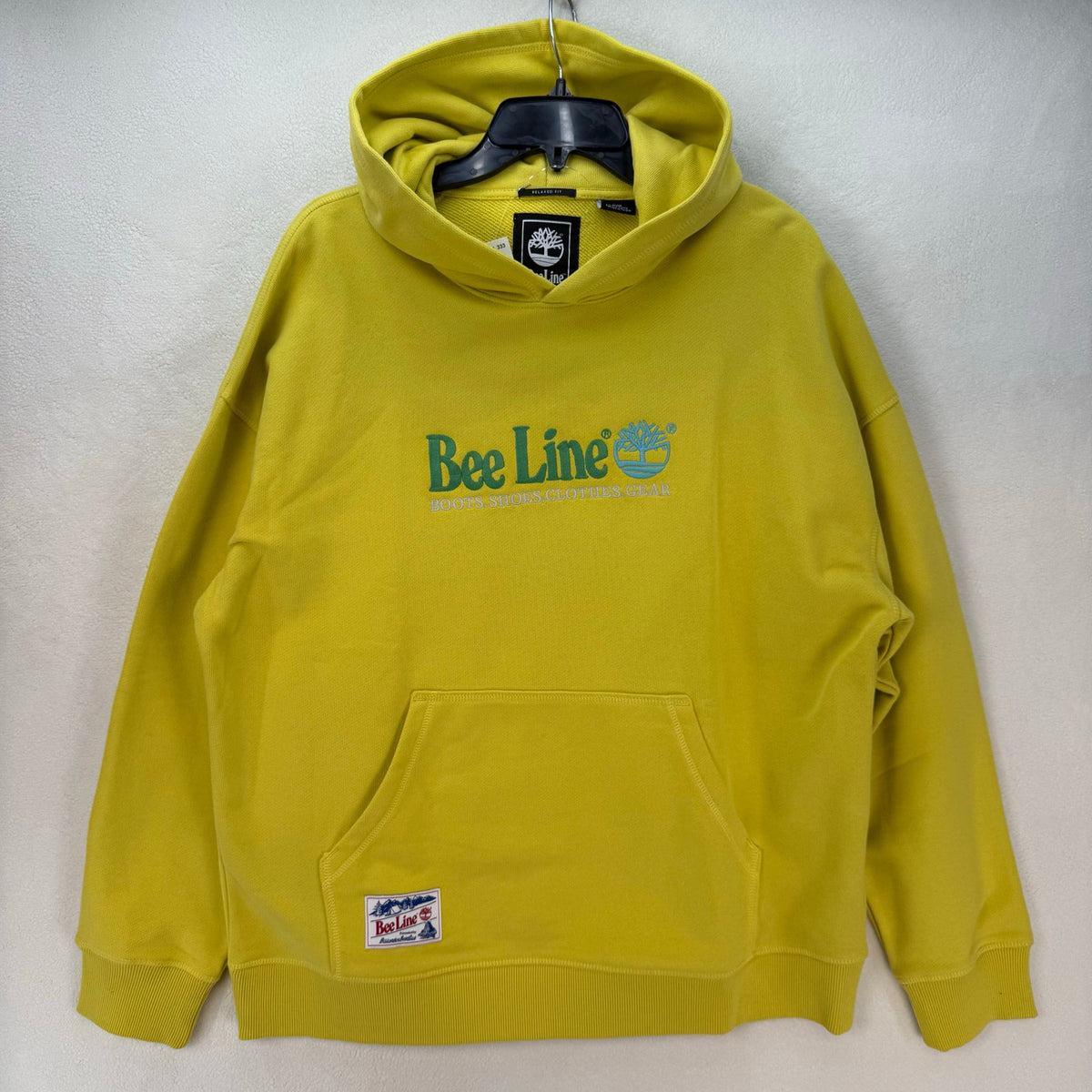 TIMBERLAND x BEELINE SIZE MEDIUM MUSTARD YELLOW RARE HOODIE