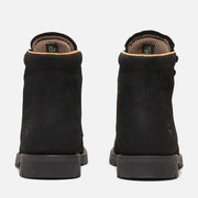 TIMBERLAND MEN'S 8 REDWOOD FALLS MID LACE WATERPROOF BLACK NUBUCK BOOTS
