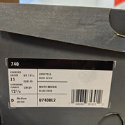 NEW BALANCE MEN'S 11 LIFESTYLE 740 U740BL2 WHITE BROWN NIB