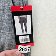 BRIGGS WOMEN'S MEDIUM GRAY LINEN PANTS NWT