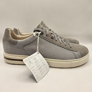 BIRKENSTOCK MEN'S 8 BEND LOW LIGHT GREY TEXTILE LOW TOP SNEAKER MADE IN GERMANY