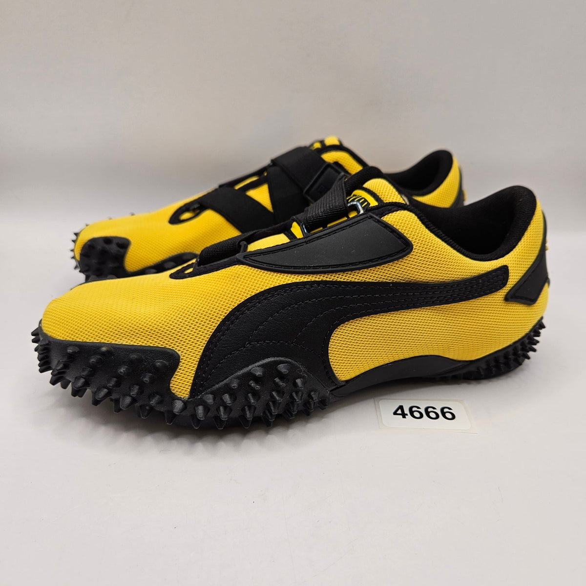 PUMA WOMEN'S 6 KIDS 4.5 MOSTRO OG PRIME PELE YELLOW BLACK STRAP ON 403729-06