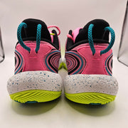 UNDER ARMOUR MEN'S 15 SPAWN 6 BASKETBALL SHOES PINK WHITE NEON NWOB 3027938-600