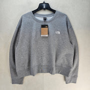 THE NORTH FACE WOMEN'S XL EVOLUTION HALF DOME CROP SWEATSHIRT TNF PALE GREY