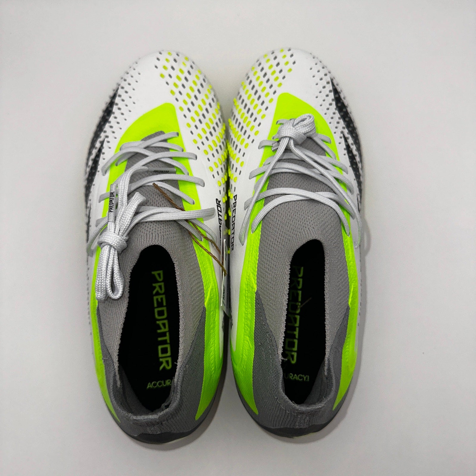 Adidas Predator Accuracy .1 Men sz 7 Soccer Cleats White Green GZ0035