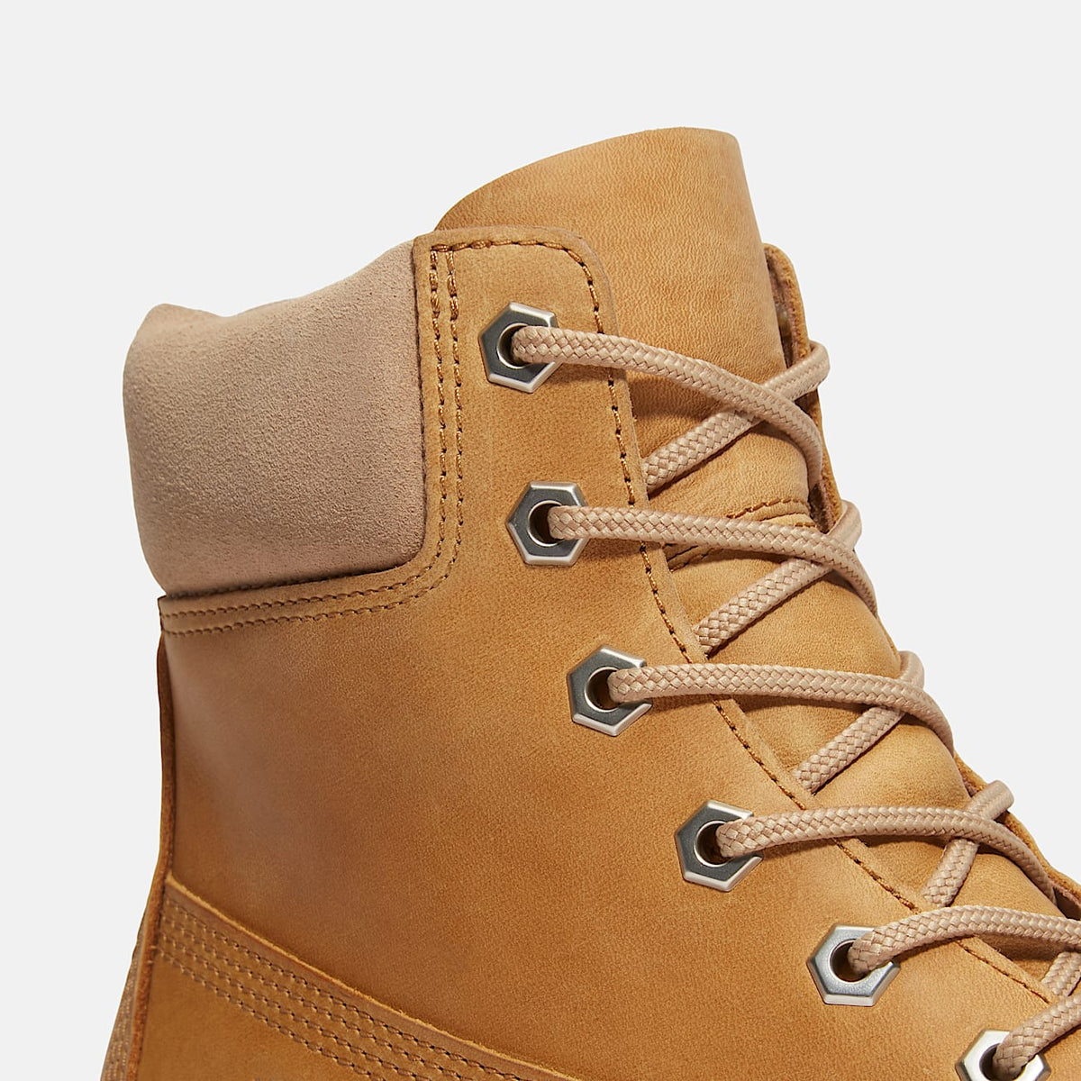 TIMBERLAND WOMEN'S 7 PREMIUM 25 WP 6 INCH LACE UP WP WHEAT FULL GRAIN BOOT
