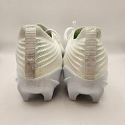 UNDER ARMOUR MEN'S 9 BLUR LUX MC WHT IRIDESCENT FOOTBALL CLEATS NWOB 3028220-100