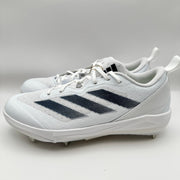 Adidas Womens sz 8.5 Softball Shoes Adizero Instinct IH3468 White/Blue