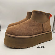 UGG WOMEN'S 8 CLASSIC MINI DIPPER PLATFORM BOOTS 1168170 NWOB