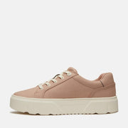 TIMBERLAND WOMEN'S 9 LAUREL COURT LOW LACE SNEAKER LIGHT BEIGE CANVAS NIB