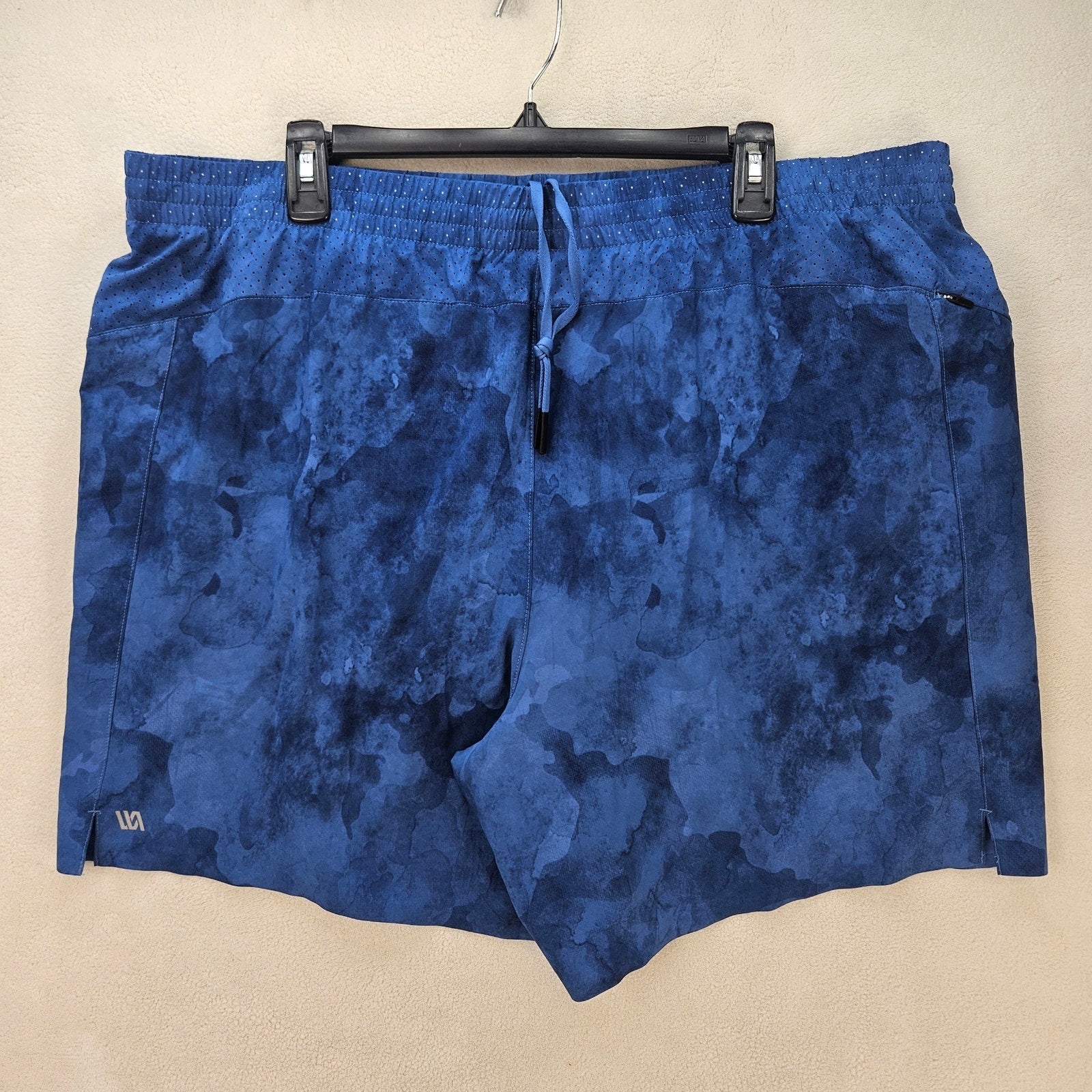 VRST MEN'S XXL ACCELERATE 7" INSEAM RUNNING SHORTS COMET BLUE NWT