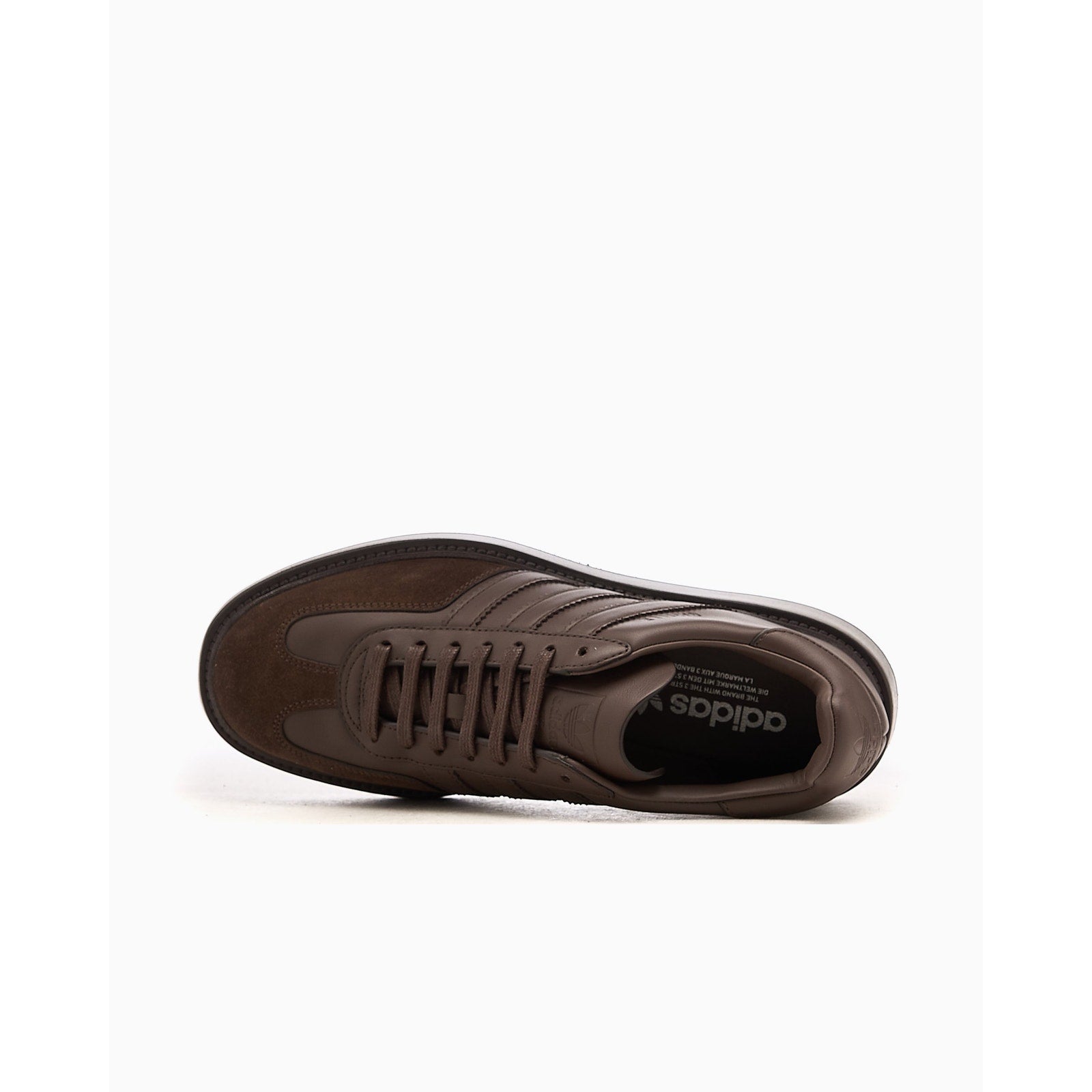 ADIDAS MADE IN ITALY MEN'S 9 PREMIUM GAZELLE INDOOR BROWN LEATHER JI3938