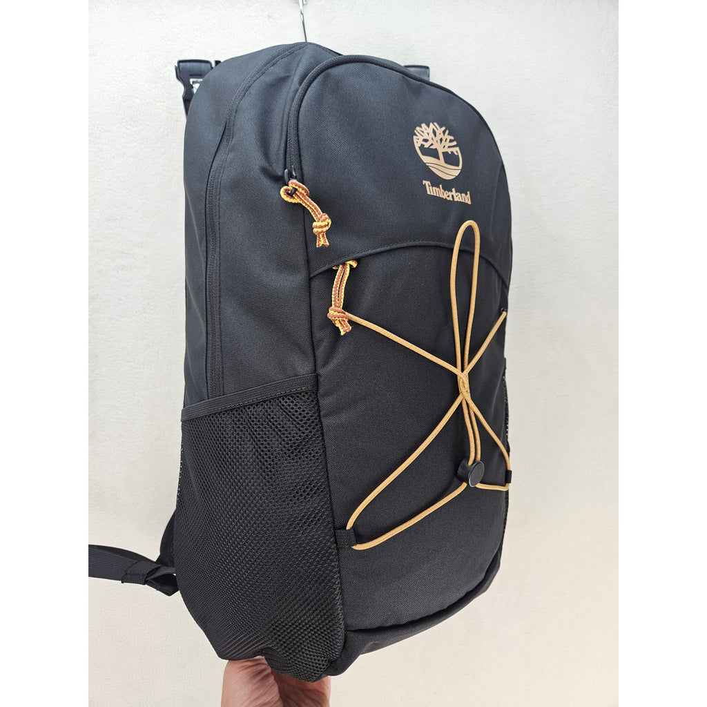 TIMBERLAND BACK TO SCHOOL BACK PACK BLACK WHEAT STRINGS 15IN LAPTOP COMPARTMENT