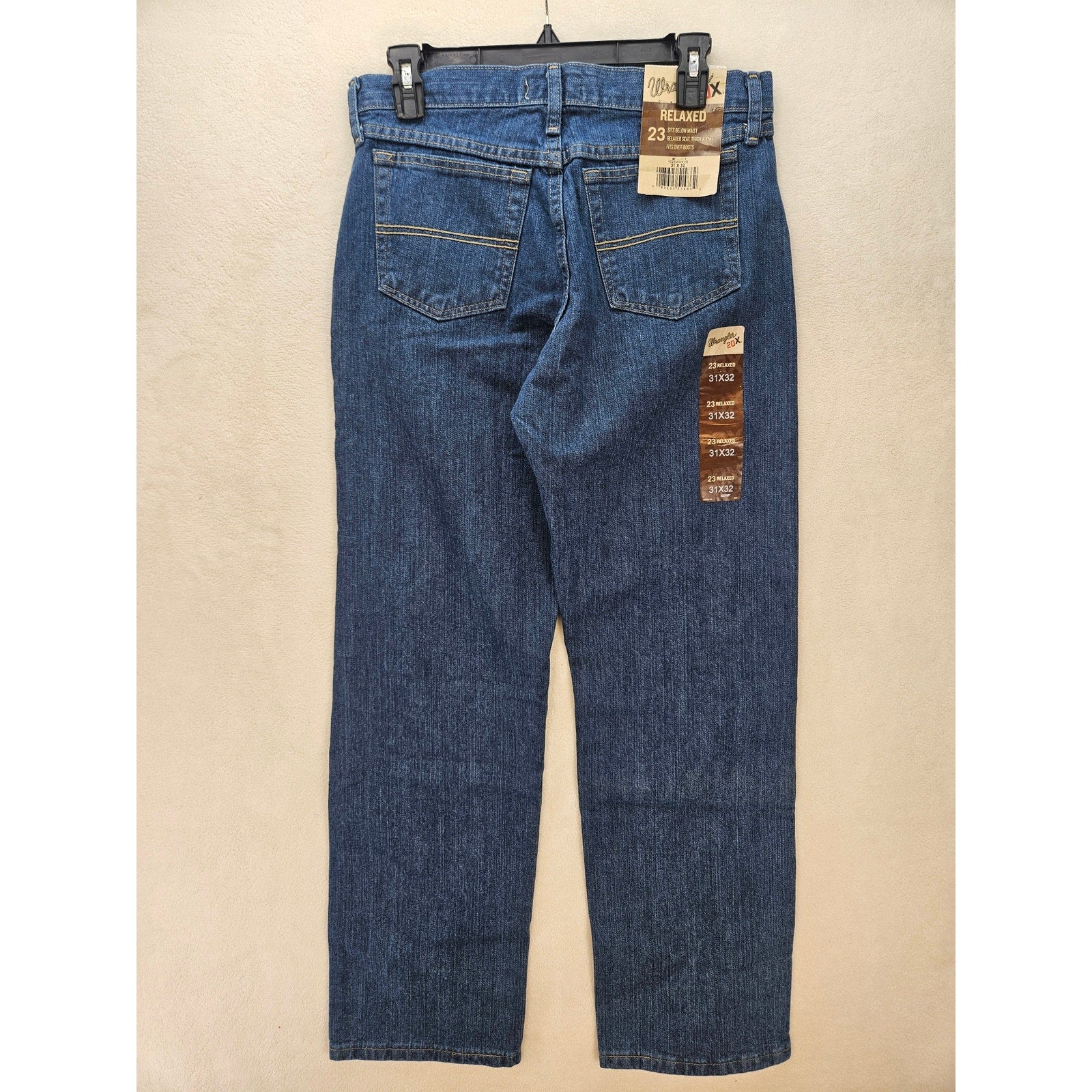 WRANGLER MEN'S 31X32 20X NO.33 EXTREME RELAXED FIT STRAIGHT JEANS NWT