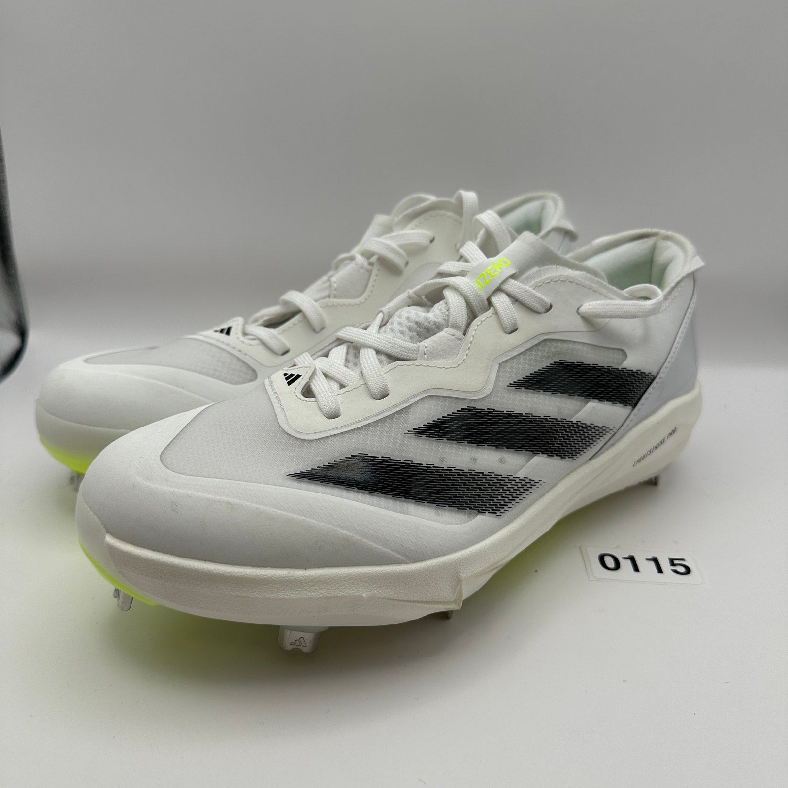 Adidas Adizero Instinct+ Softball Cleats Wms 8.5 White/Neon