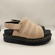 DR MARTENS WOMEN'S 7 KOLE ZEBRILUS SANDALS SUEDE POWDER PINK NJ004 NWOB