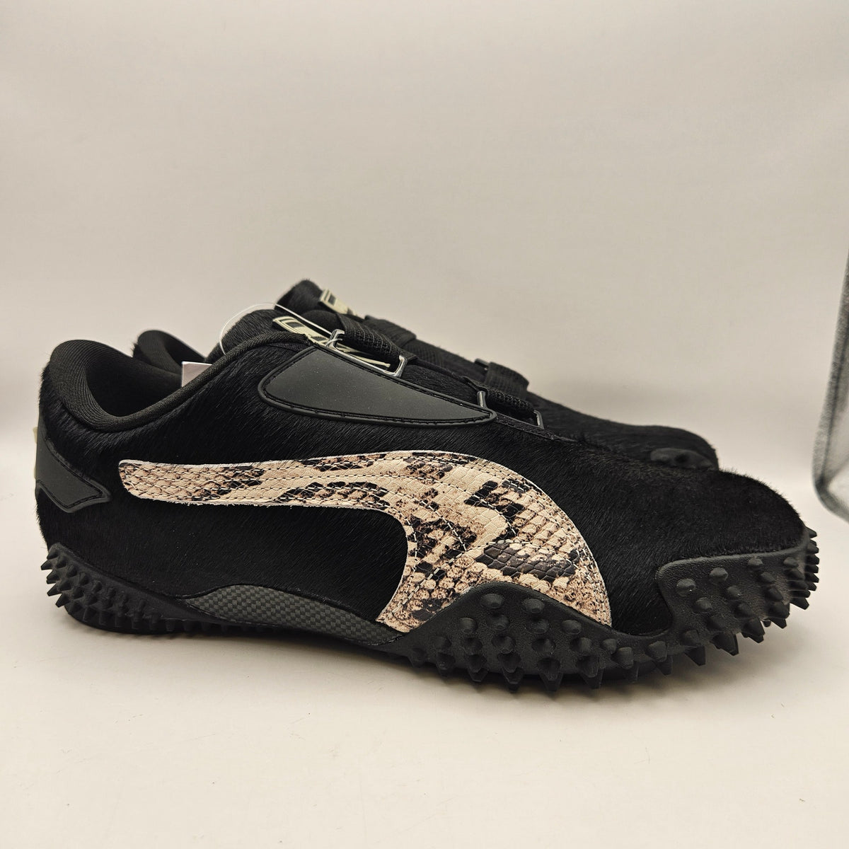 PUMA X A$AP ROCKY MEN'S 9 MOSTRO OG BLACK COW HAIR SNAKESKIN AWGE 406497-01 NWOB