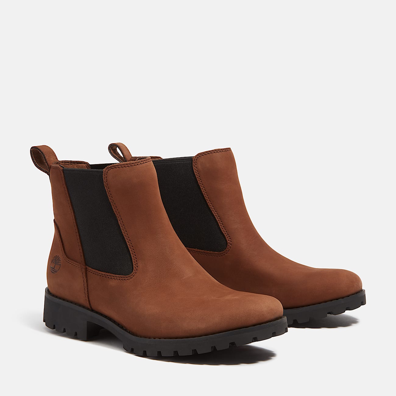 TIMBERLAND WOMEN'S 9 ELLENDALE CHELSEA BOOTS BROWN NIB