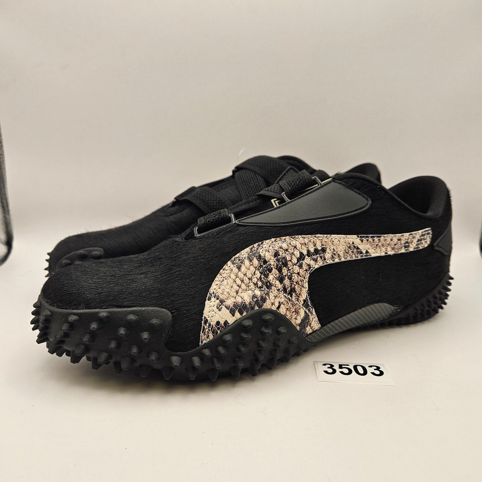 PUMA X A$AP ROCKY MEN'S 10 MOSTRO OG BLK COW HAIR SNAKESKIN AWGE 406497-01 NWOB