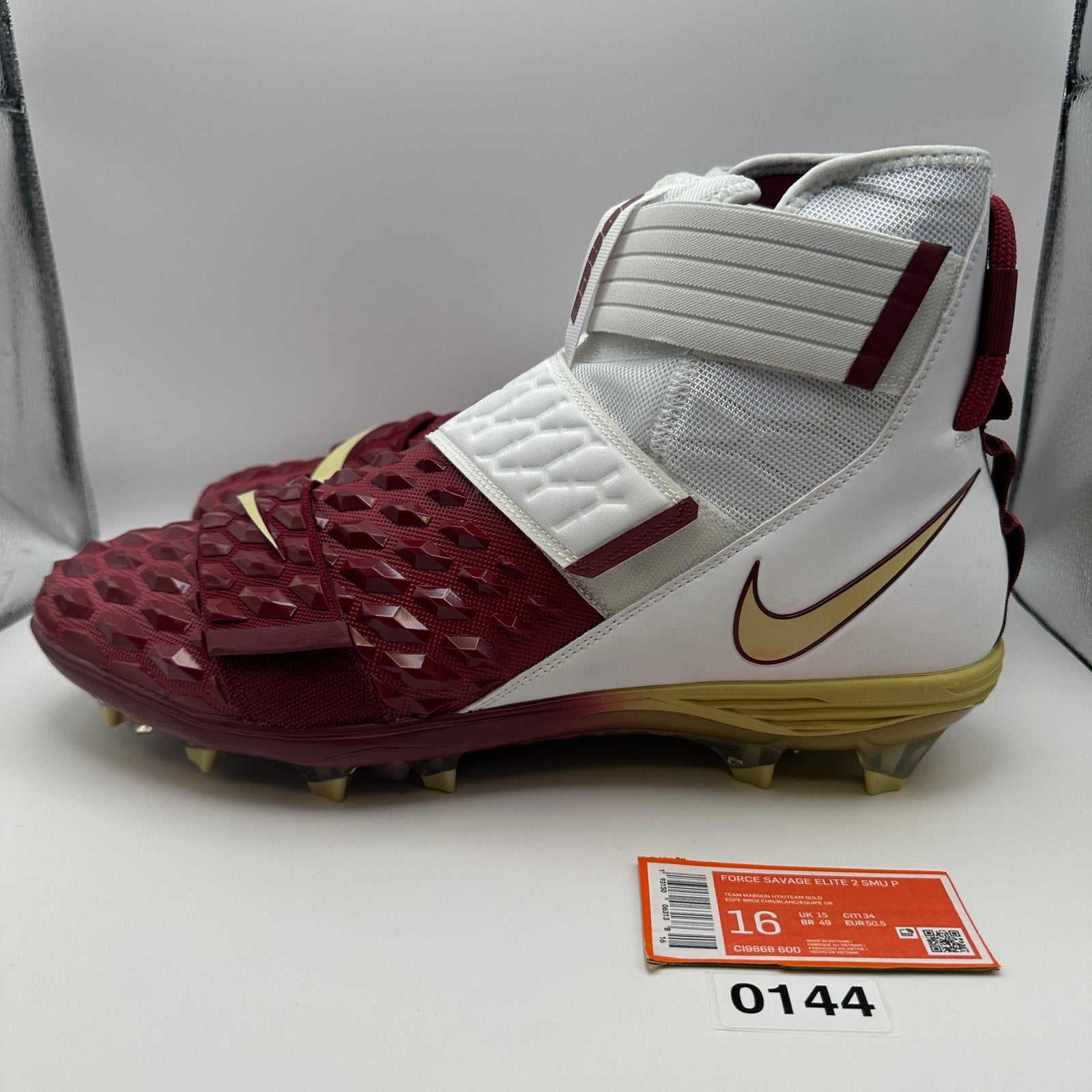 NIKE Mens 16 Force Savage Elite 2 Football Cleats FSU Florida State CI9868-600