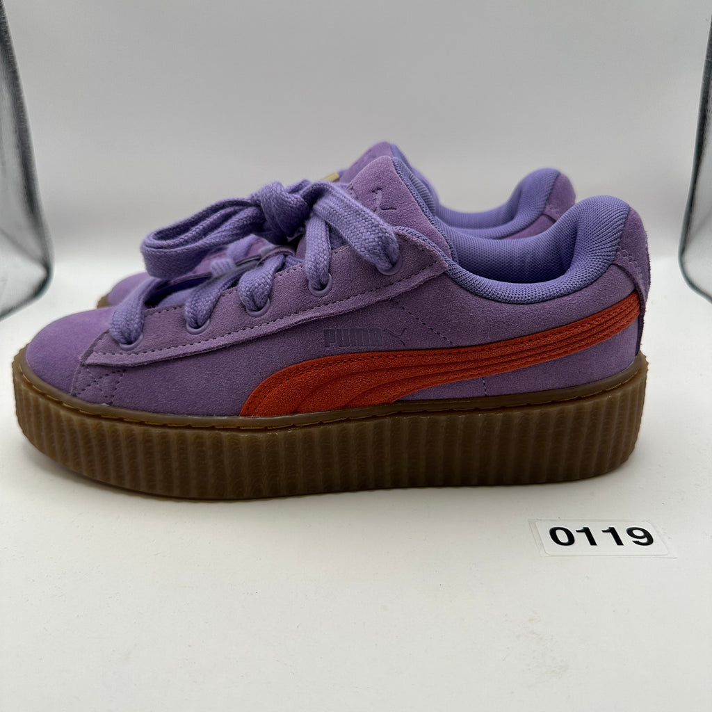 FENTY x PUMA GS Sz 6 Creeper Phatty Rihanna 397587-03 Purple/Orange