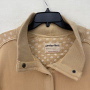 FREE PEOPLE WOMEN'S LARGE HERITAGE OVERSIZED JACKET LIGHT MOCHA