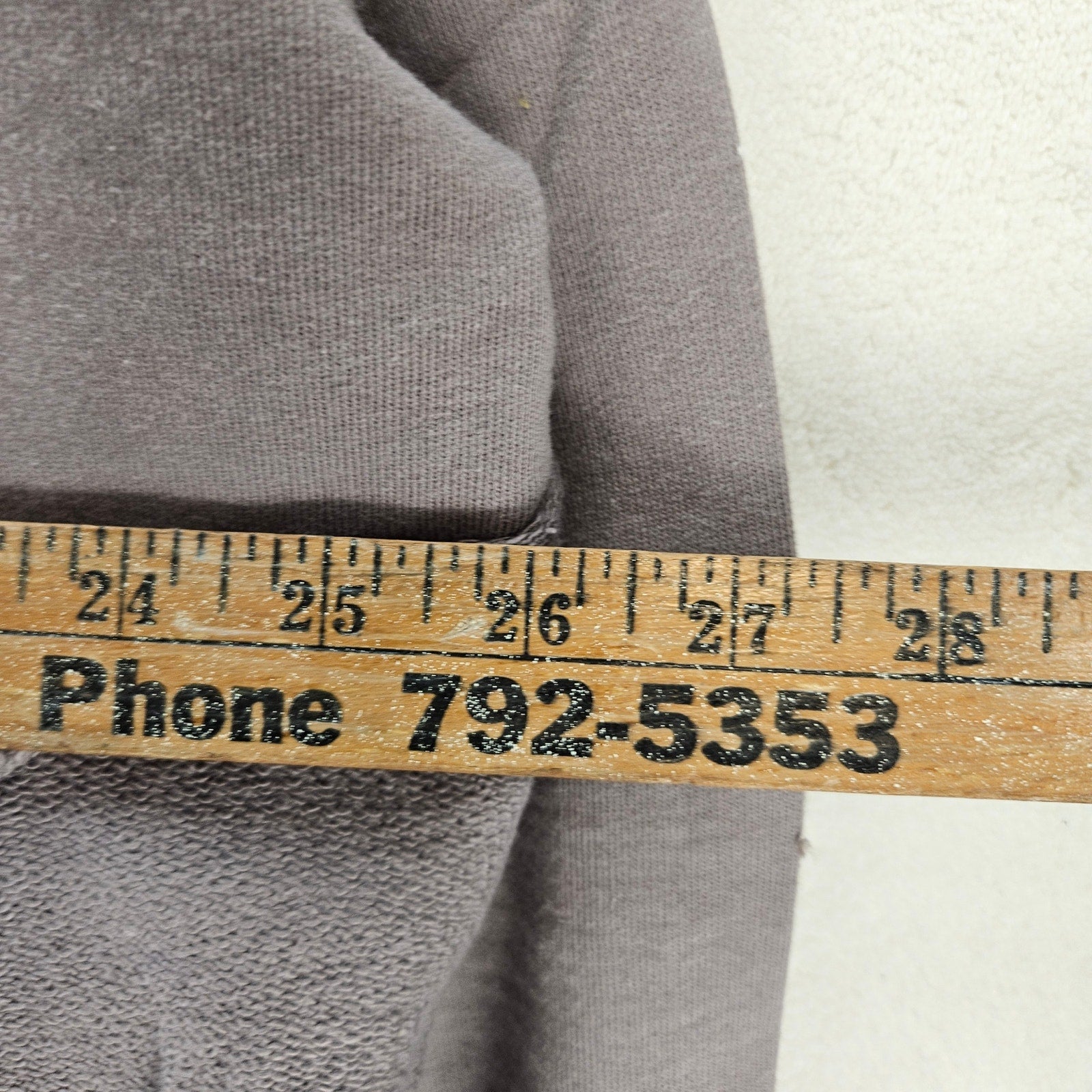 MNML MEN'S MEDIUM PURPLE WASHED PANELED PULLOVER HOODIE NWT