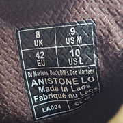 DR MARTENS MEN'S 9 ANISTONE LO SUEDE BIKER BOOTS SAVANNAH TAN