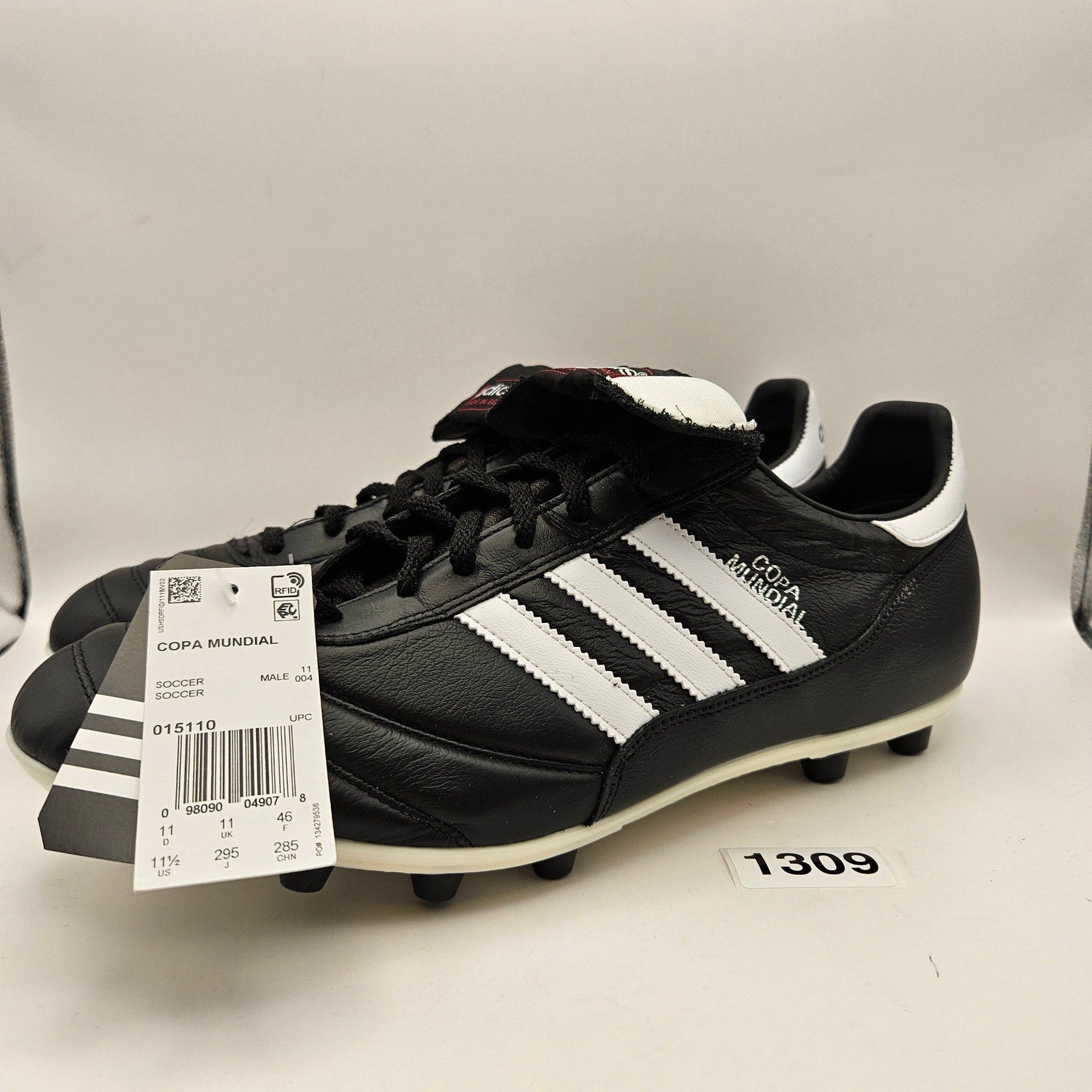 ADIDAS MEN'S 11.5 COPA MUNDIAL FG LEATHER SOCCER CLEATS GERMANY NWOB 015110