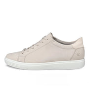 ECCO WOMEN'S 41 CLASSIC SNEAKER LIMESTONE/GRAVEL LEATHER SNEAKER NIB 21870361068