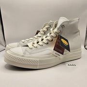 CONVERSE MEN'S 10.5 FIRST STRING CHUCK TAYLOR PREMIUM LEATHER WHITE HI A14281