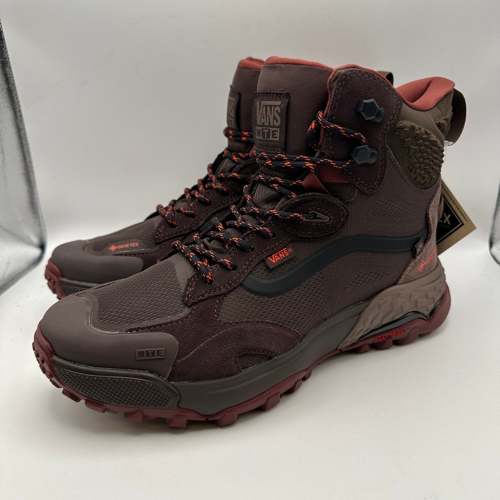 VANS Men's 9 Crestline GORE-TEX MTE Bitter Chocolate Brown MSRP $230 NWOB