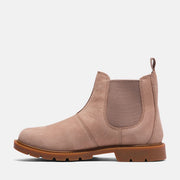 TIMBERLAND WOMEN'S 7.5 LINDEN WOODS MID CHELSEA BOOT TAUPE GRAY NIB