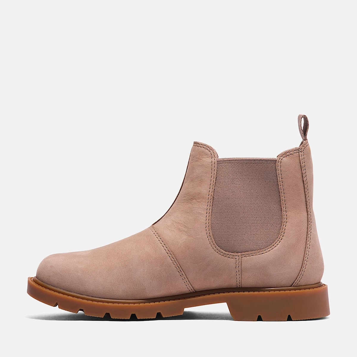 TIMBERLAND WOMEN'S 7.5 LINDEN WOODS MID CHELSEA BOOT TAUPE GRAY NIB