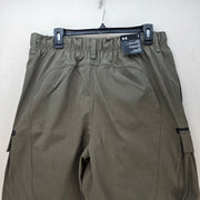 UNDER ARMOUR MEN'S LARGE EXPDT GREEN UNSTOPPABLE TEXTURED WOVEN CARGO PANTS NWT